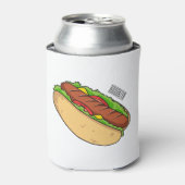 Rafraîchisseur Pour Canette Illustration de Hot dog (Can devant)