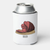 Rafraîchisseur Pour Canette Illustration de jambon (Can Dos)