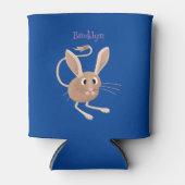 Rafraîchisseur Pour Canette Illustration de jerboa aux longues oreilles (Devant)