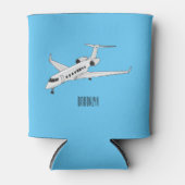 Rafraîchisseur Pour Canette Illustration de jet privé (Devant)