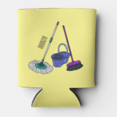 Rafraîchisseur Pour Canette Illustration de la bande dessinée Broom & mop (Devant)