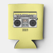 Rafraîchisseur Pour Canette Illustration de la bande dessinée radio (Devant)