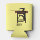 Rafraîchisseur Pour Canette Illustration de la machine à coudre (Dos)