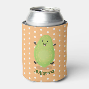 Rafraîchisseur Pour Canette Illustration de la patte de papaye vert mou