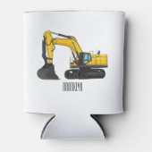 Rafraîchisseur Pour Canette Illustration de la pelle Crawler (Devant)