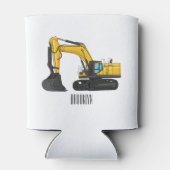 Rafraîchisseur Pour Canette Illustration de la pelle Crawler (Dos)