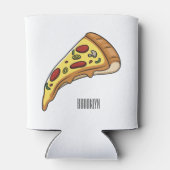 Rafraîchisseur Pour Canette Illustration de la pizza (Dos)