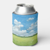 Rafraîchisseur Pour Canette Illustration de l'aquarelle du paysage rural (Can devant)