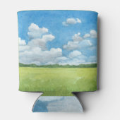 Rafraîchisseur Pour Canette Illustration de l'aquarelle du paysage rural (Dos)