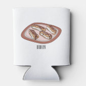 Rafraîchisseur Pour Canette Illustration de l'éclair de chocolat (Dos)