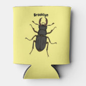 Rafraîchisseur Pour Canette Illustration de l'insecte du dendroctone du pin (Devant)