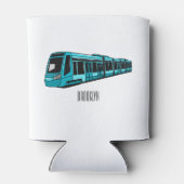 Rafraîchisseur Pour Canette Illustration de locomotive électrique (Dos)