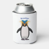 Rafraîchisseur Pour Canette Illustration de mignon macaroni pingouin (Can Dos)