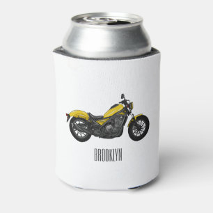 Rafraîchisseur Pour Canette Illustration de moto Cruiser