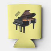 Rafraîchisseur Pour Canette Illustration de piano (Dos)
