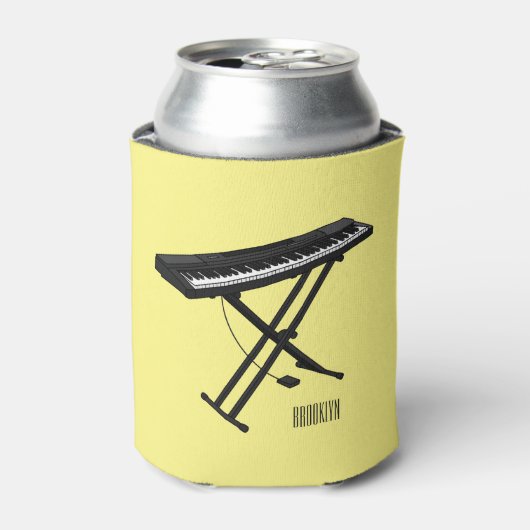 Rafraîchisseur Pour Canette Illustration de piano clavier (Can devant)