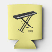 Rafraîchisseur Pour Canette Illustration de piano clavier (Dos)