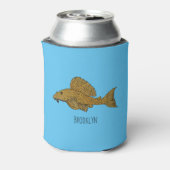 Rafraîchisseur Pour Canette Illustration de poisson Pleco (Can Dos)