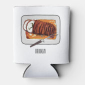 Rafraîchisseur Pour Canette Illustration de poitrine de dinde rôtie (Devant)