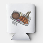 Rafraîchisseur Pour Canette Illustration de Satay (Dos)