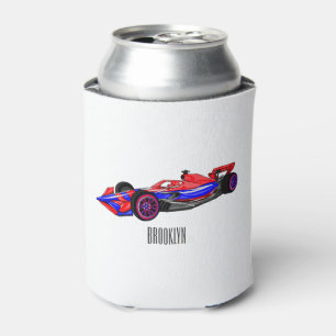 Rafraîchisseur Pour Canette Illustration de voiture de course professionnelle