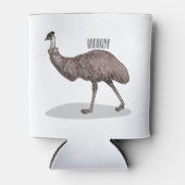 Rafraîchisseur Pour Canette Illustration d'Emu bird (Devant)