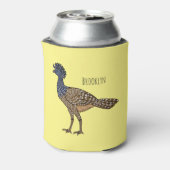 Rafraîchisseur Pour Canette Illustration d'oiseau de curassow (Can Dos)