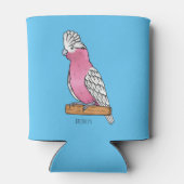 Rafraîchisseur Pour Canette Illustration d'oiseau de Galah (Dos)