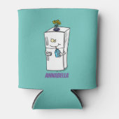 Rafraîchisseur Pour Canette Illustration drôle de réfrigérateur (Devant)