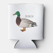 Rafraîchisseur Pour Canette Illustration du canard de Majard (Devant)