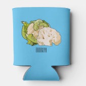 Rafraîchisseur Pour Canette Illustration du chou-fleur (Dos)