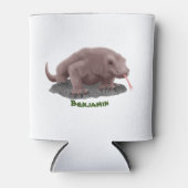 Rafraîchisseur Pour Canette Illustration du dragon de Komodo (Devant)