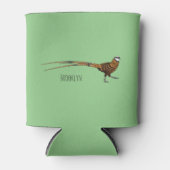 Rafraîchisseur Pour Canette Illustration du faisan de Reeves (Devant)