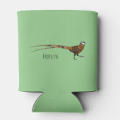 Rafraîchisseur Pour Canette Illustration du faisan de Reeves (Dos)