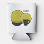 Rafraîchisseur Pour Canette Illustration du jeu de produits de table (Devant)