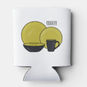 Rafraîchisseur Pour Canette Illustration du jeu de produits de table (Dos)