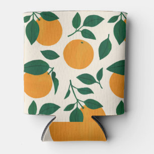 Rafraîchisseur Pour Canette Illustration du Motif de fruits orange
