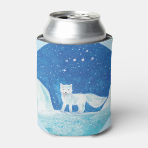 Rafraîchisseur Pour Canette Illustration du Petit Renard arctique (Vulpes lago
