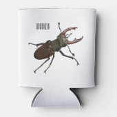 Rafraîchisseur Pour Canette Illustration du scarabée de stade (Devant)