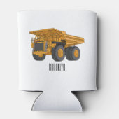 Rafraîchisseur Pour Canette Illustration d'un camion à grande échelle (Dos)