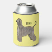 Rafraîchisseur Pour Canette Illustration d'un chien hound afghan (Can Dos)