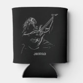 Rafraîchisseur Pour Canette Illustration d'un musicien (Dos)