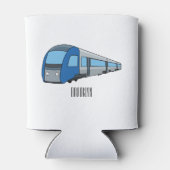 Rafraîchisseur Pour Canette Illustration d'un train électrique (Dos)