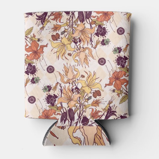 Rafraîchisseur Pour Canette Illustration Floral Light Raster (Devant)