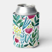 Rafraîchisseur Pour Canette Illustration florale botanique (Can devant)