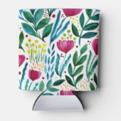 Rafraîchisseur Pour Canette Illustration florale botanique (Devant)