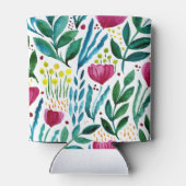 Rafraîchisseur Pour Canette Illustration florale botanique (Dos)