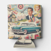 Rafraîchisseur Pour Canette Illustration kitsch des années 1950 (Dos)