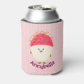 Rafraîchisseur Pour Canette Illustration mignon du ramboutan rose (Can Dos)