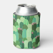 Rafraîchisseur Pour Canette Illustration Motif colorée Cactus (Can devant)